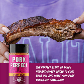 Fire & Smoke Society Chica Licka Bam Bam chicken rub adds Cajun flavor.