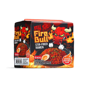 Fire Bull Ramen spicy Korean flavor delivering heat with authentic notes.