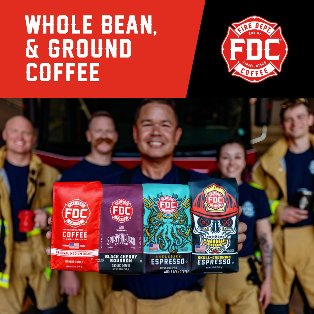 Fire Department Coffee mug steam evokes a comforting daily routine.