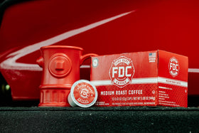 Fire Department Coffee premium K-Cups provide quick, easy brewing