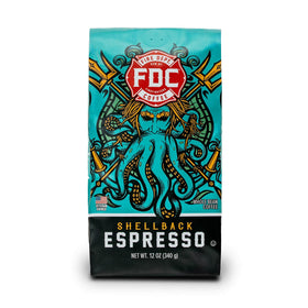 Fire Department Coffee Shellback Espresso beans for a bold start to your day.