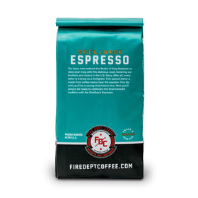 US-roasted Shellback Espresso supporting a veteran-owned business.