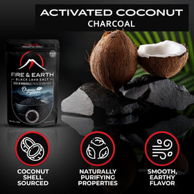 Fire and Earth salt for rimming cocktails delivers visual drama and balanced flavor