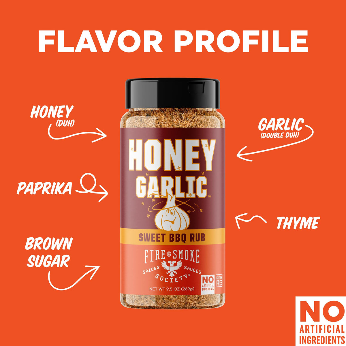 Honey Garlic BBQ Rub on a pork roast ready for seasoning