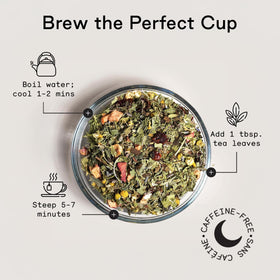 Firebelly Tea Paradise lemon verbena notes uplift citrus serenity in each cup