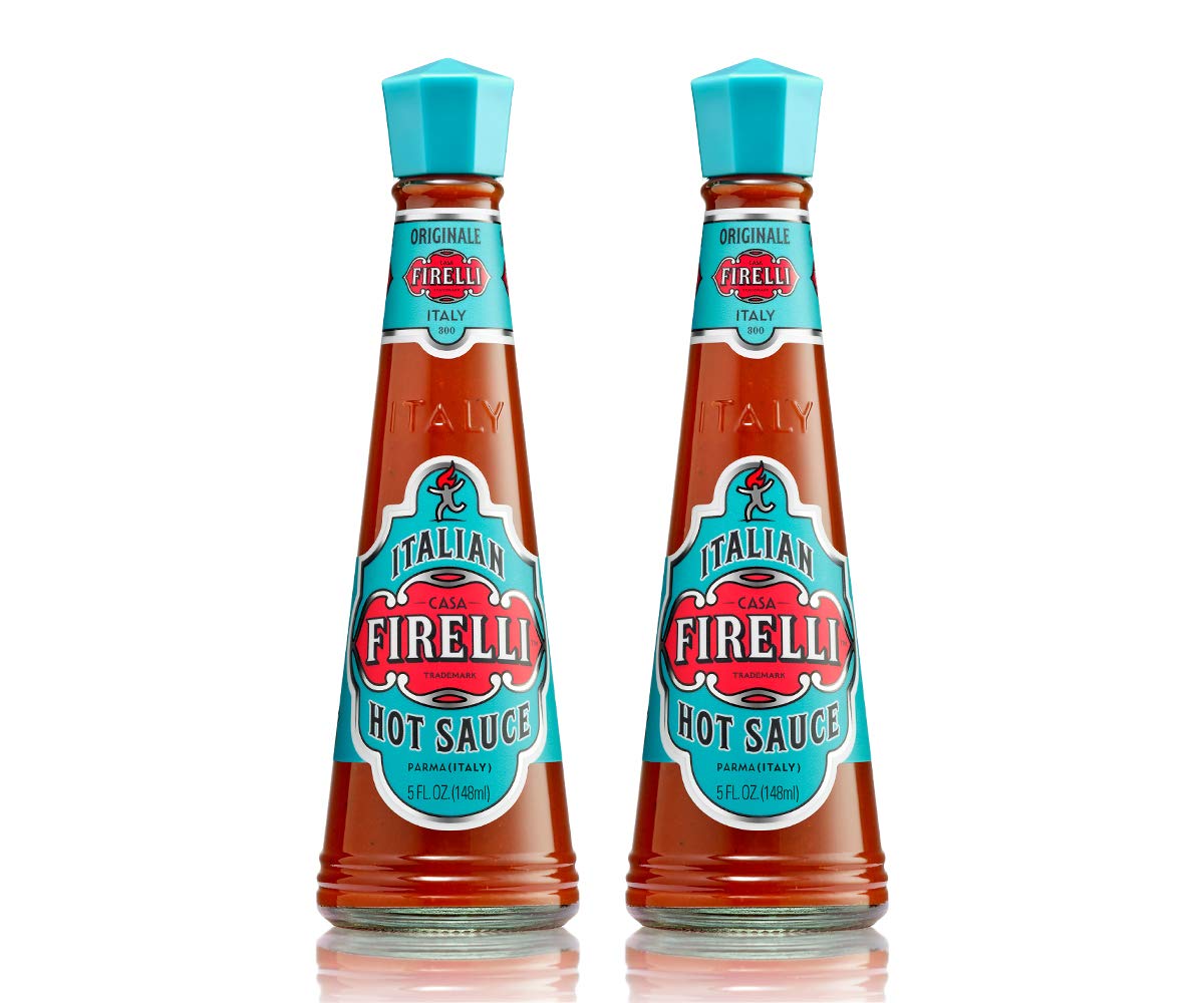 Firelli Italian Hot Sauce 2-pack front view adds balanced heat to meals