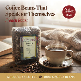 First Colony whole beans ready to grind, preserving flavor oils for a bold, customizable cup.