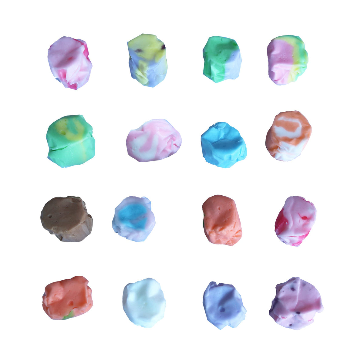 FirstChoiceCandy assorted flavors taffy collection with bright hues for party treats and snacks.