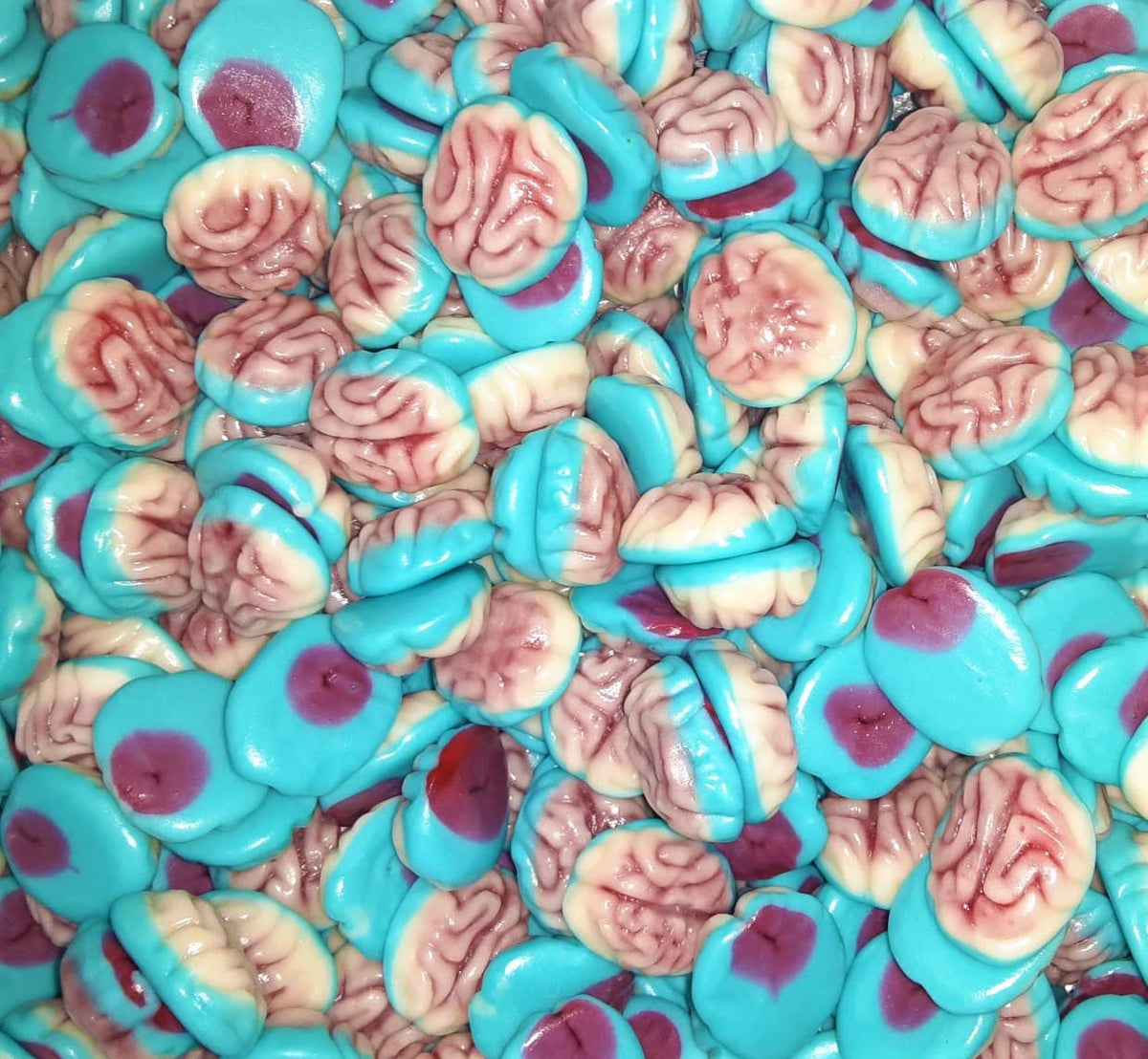 FirstChoiceCandy brain gummies add whimsy to dessert tables and treat displays.
