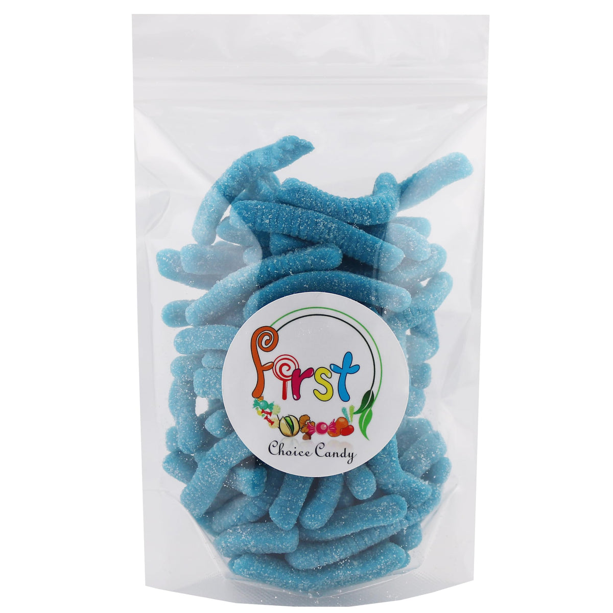 FirstChoiceCandy colorful gummy worms showcase vibrant hues for festive party tables.