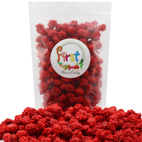 FirstChoiceCandy French Burnt Peanuts red candy coating close-up highlighting a savory-sweet crunch