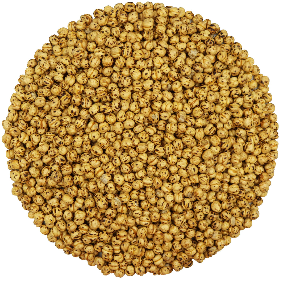 FirstChoiceCandy gourmet chickpeas on a plate, ready for snacking or salads.