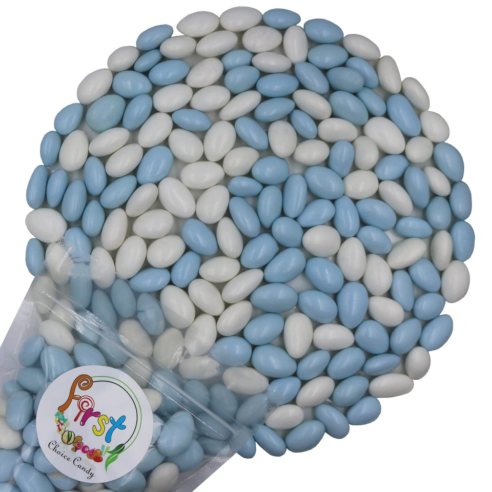 FirstChoiceCandy Jordan Almonds 2 lb bag front, ideal for gifting and celebrations.