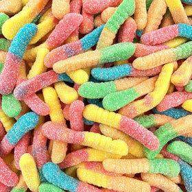 FirstChoiceCandy Sour Gummy Crawlers neon worms pack front showing vibrant colors for party snacking