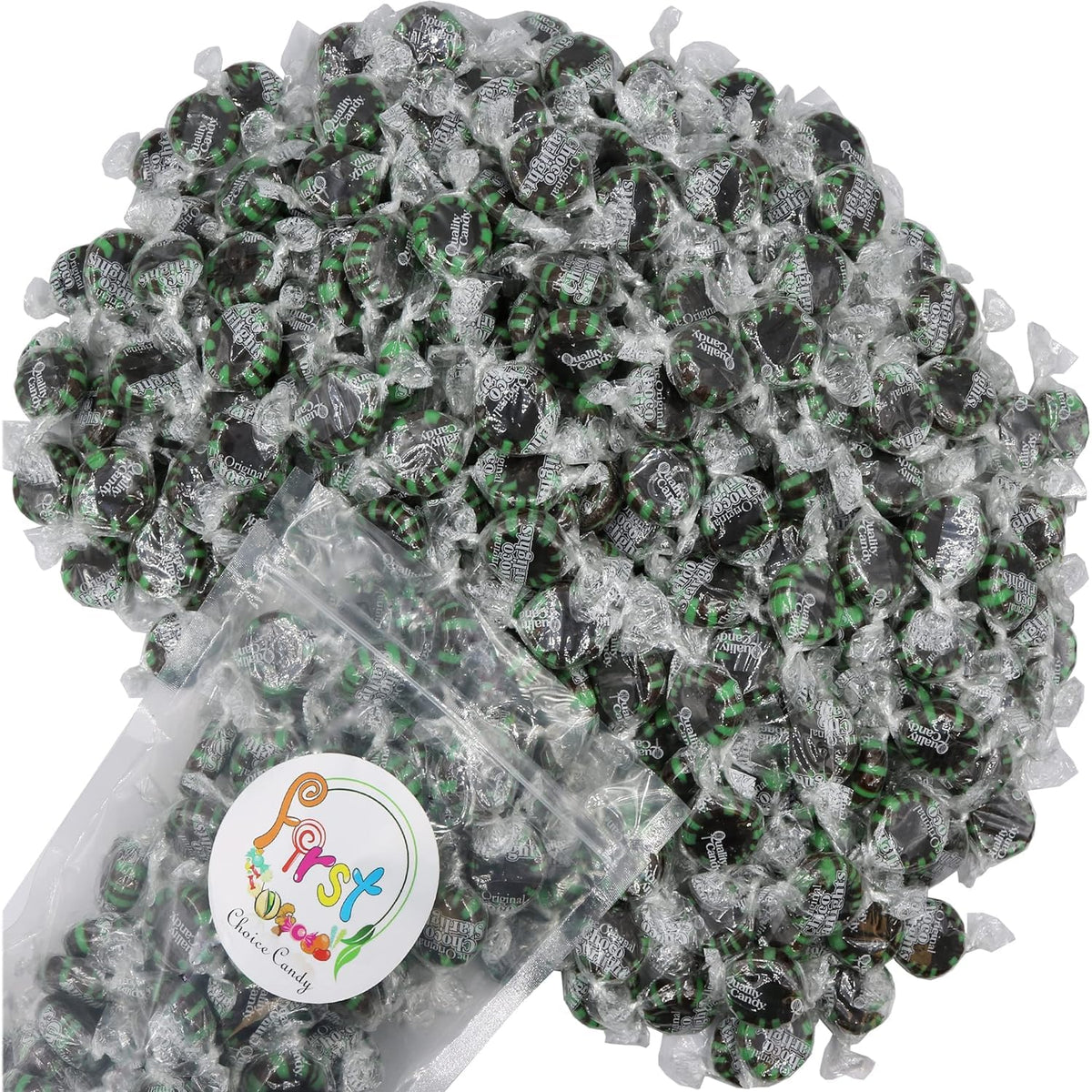 FirstChoiceCandy Starlight Mint Disc, front view, nostalgic breath-freshening treat.