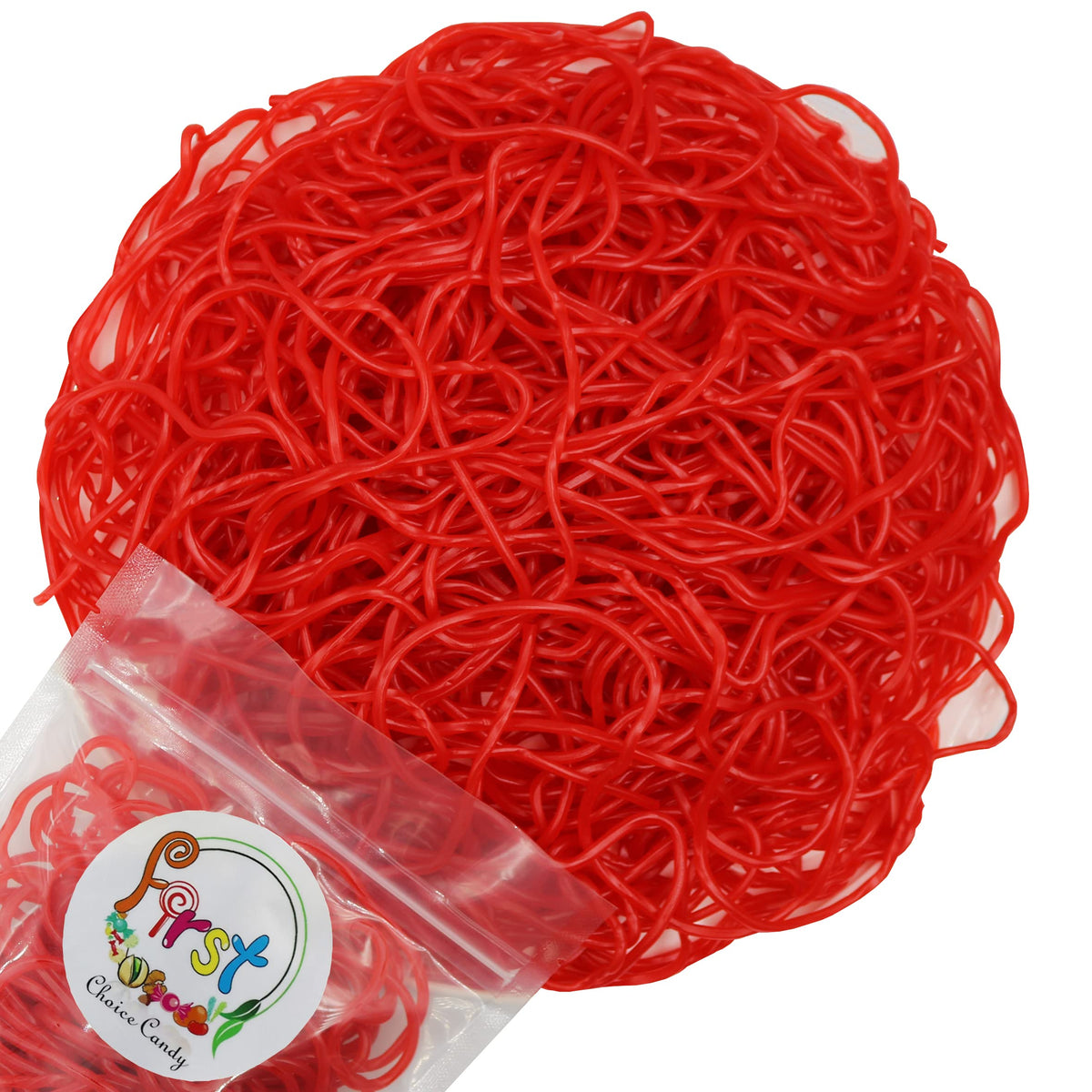 FirstChoiceCandy strawberry gummy lace pack ideal for everyday snacking.