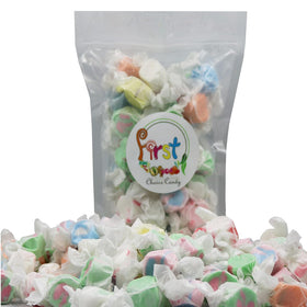 FirstChoiceCandy saltwater taffy close-up showing soft chewy texture.