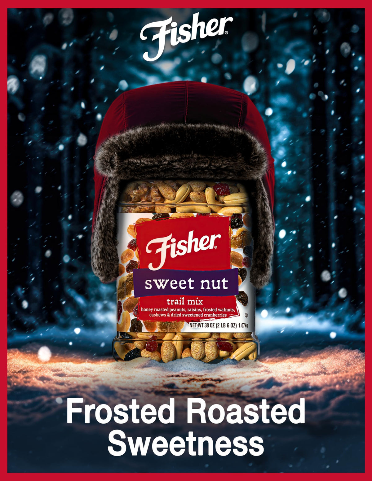 Fisher cashews offering buttery texture in the trail mix