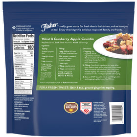 California walnuts by Fisher Chef's Naturals shown raw close-up