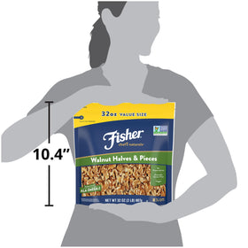 Northern California origin label on Fisher Chef's Naturals walnuts