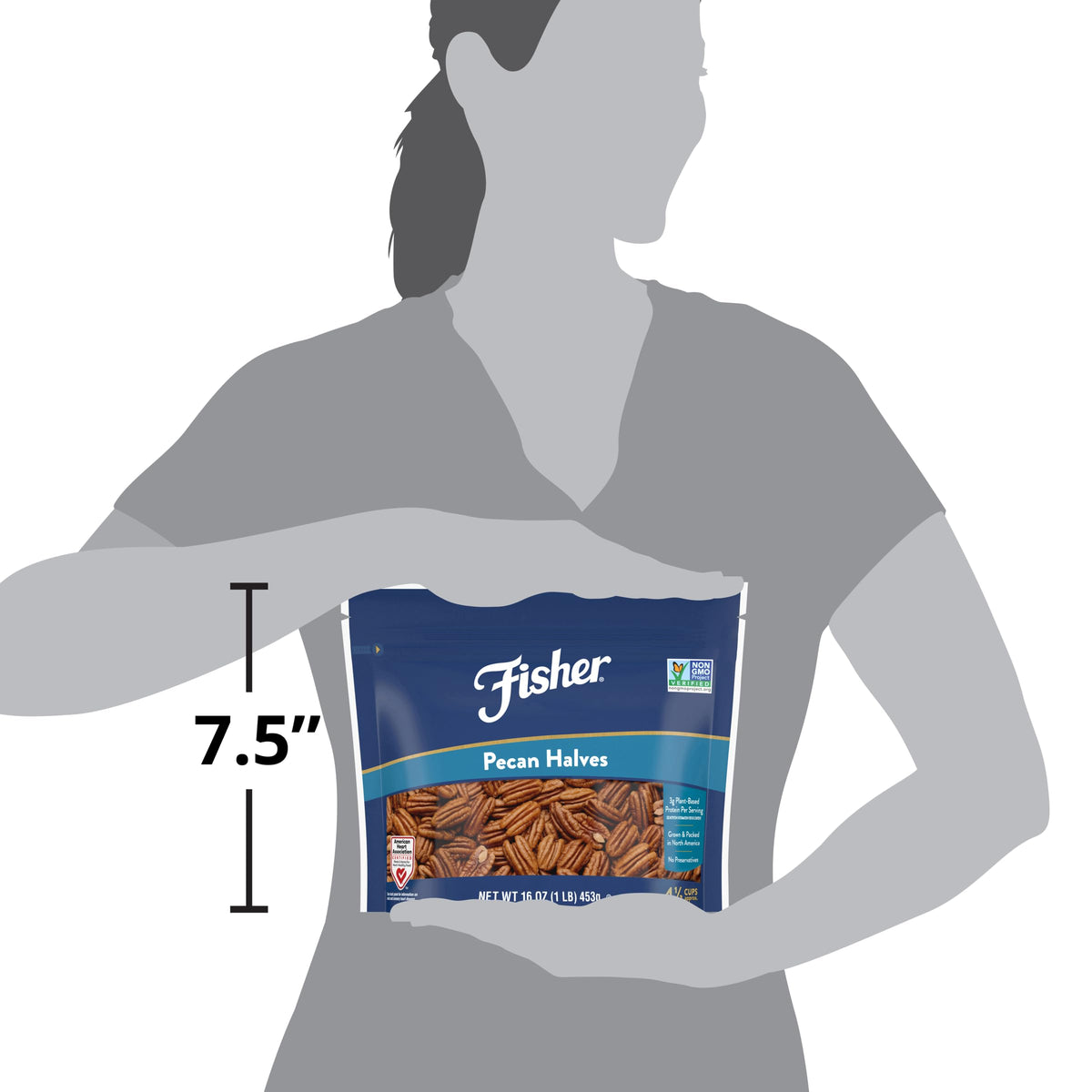 Fisher Chef's Naturals pecans in pies and cakes for rich flavor