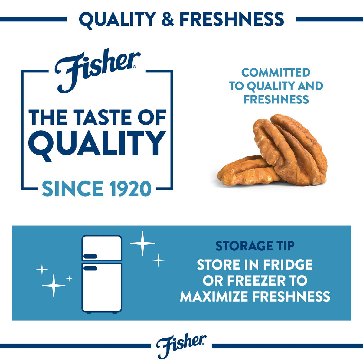 Fisher pecans used in baking pies or cookies, rich buttery aroma
