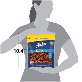 Fisher pecans in mixing bowl, ready to enhance healthy meals
