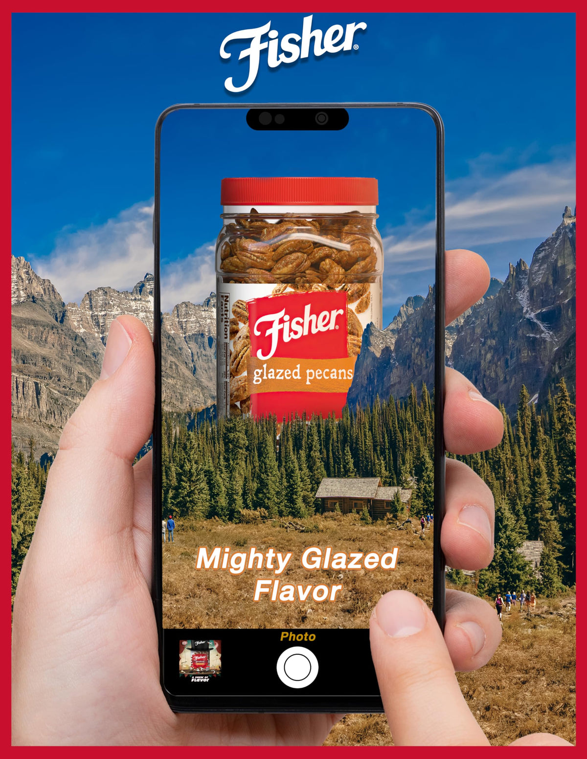 Fisher Snack Candied Pecans roasted-texture highlights buttery crunch and rich flavor.