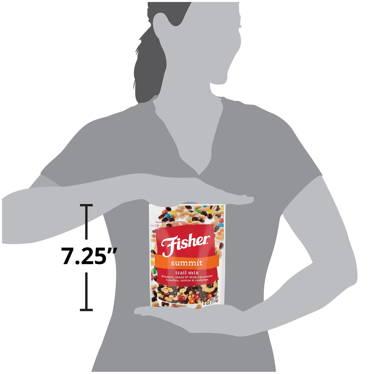 Fisher Summit Trail Mix ready for kitchen pantry and everyday use