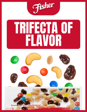 Fisher Summit Trail Mix nut blend ingredients highlighted for quality