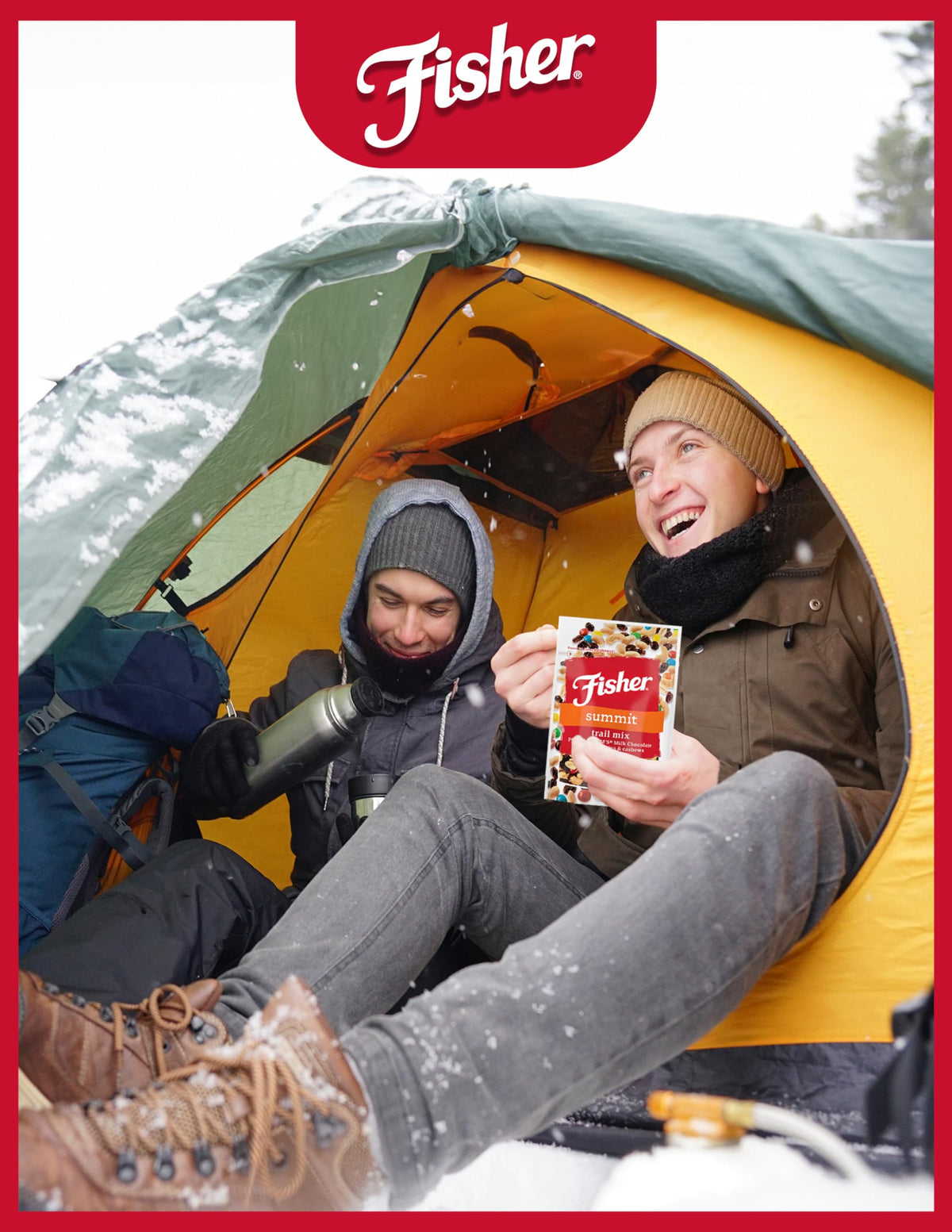 Fisher Summit Trail Mix as an on-the-go snack for travel and breaks