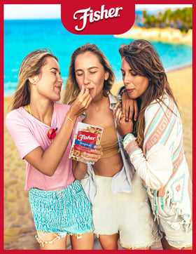 Fisher Snack Tropical Trail Mix six-pack—convenient snack option for families and adventures