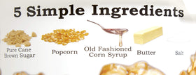 Fisher's Popcorn Caramel handmade detail highlighting craftsmanship and gluten-free ingredients