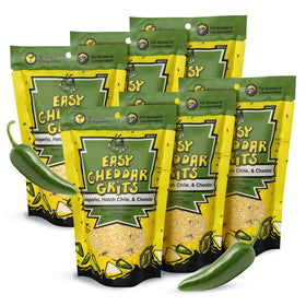 FishSki Provisions jalapeno yellow corn grits bag front - bold flavor ready for a comforting breakfast.