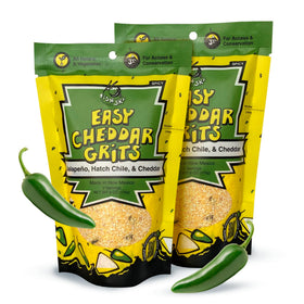FishSki Provisions jalapeño grits cheddar packaging for easy meal prep