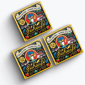 Fishwife smoked salmon tin close-up, premium packaging for quick meals.