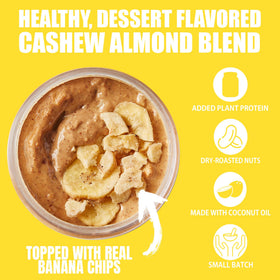 Dry roasted cashews and almonds create rich texture in Fit Butters