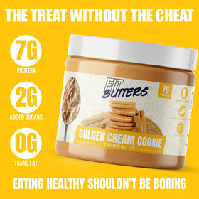 Golden Cream Cookies folded into the spread for real cookie flavor.