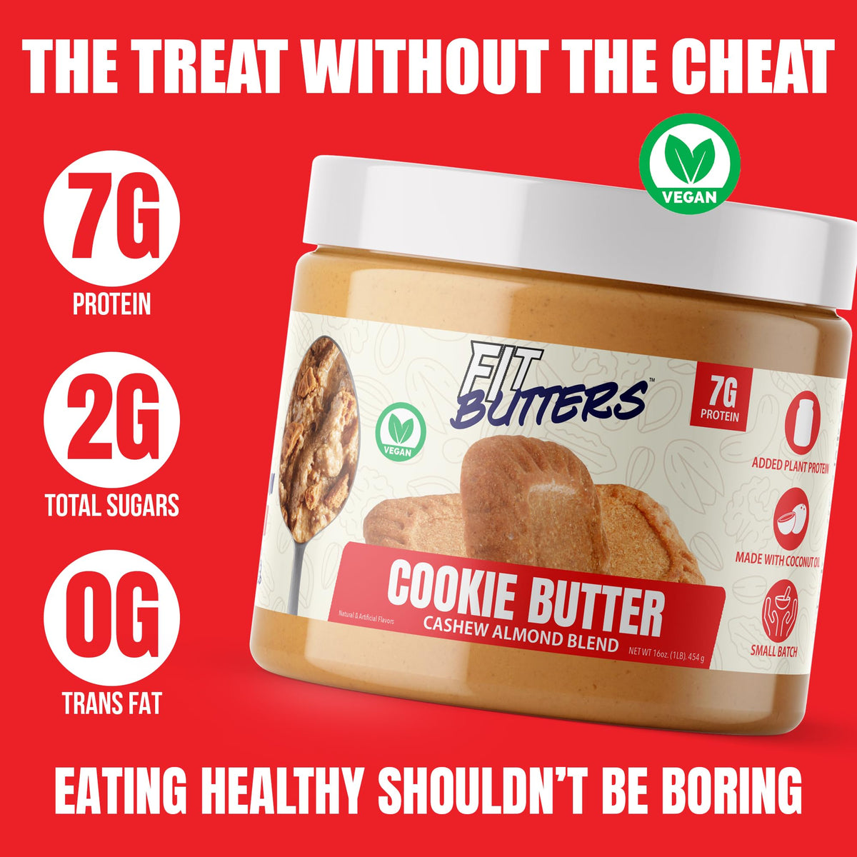 FIt Butters vegan spread with coconut oil delivers rich mouthfeel