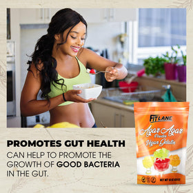 Fit Lane Agar Agar Powder vegan gummy mix enables smooth dessert textures.