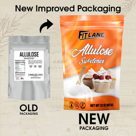 Fit Lane Allulose ingredient label highlights natural, vegan-friendly sweetener.