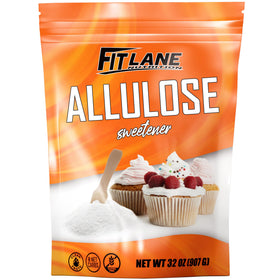 Fit Lane Allulose powder bottle for keto-friendly sweetening.