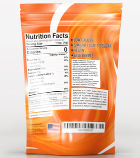 Fit Lane Allulose powder on a kitchen scale for accurate measurement.