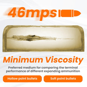 Mixing Fit Lane Ballistic Gel Powder for calibrated gel blocks enables accurate experiments