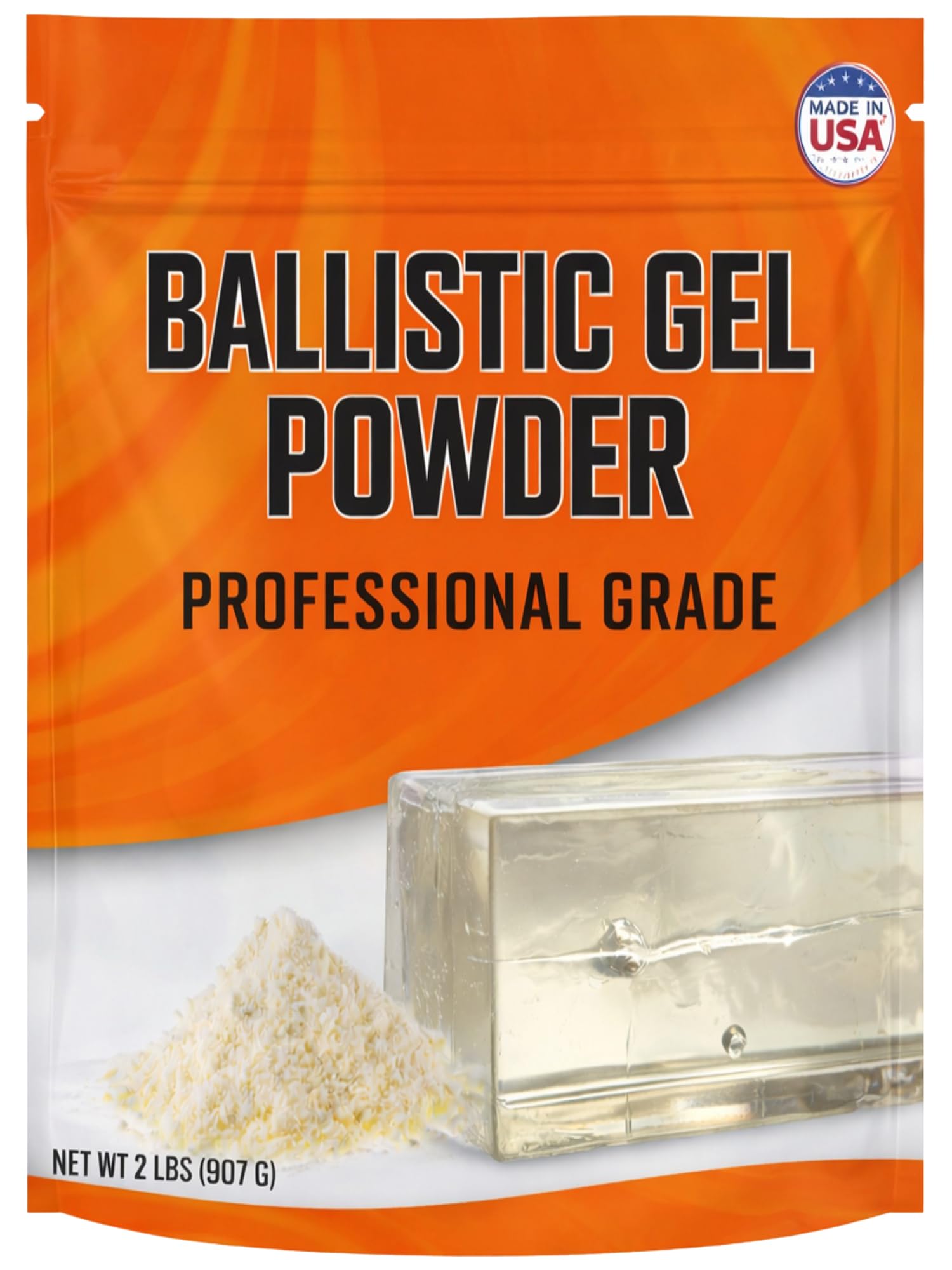 Fit Lane Ballistic Gel Powder packaging shows reliable materials for precise testing