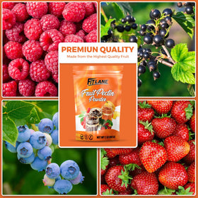 Jar of Fit Lane Fruit Pectin Powder for canning delivers reliable thickening