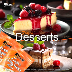 Fit Lane Nutrition kappa carrageenan powder yields dairy-free dessert parmesan gel-like texture