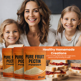 Fit Lane No Sugar Pectin canning jar scene highlights reliable gelling for preserves.