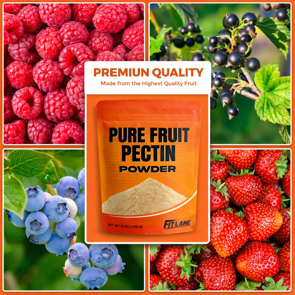 Fit Lane No Sugar Pectin kitchen setup shows premium food-grade pectin quality.