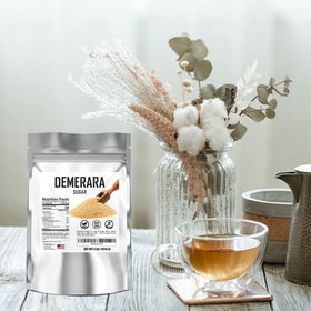 Fit Lane Demerara sugar 4lb bag emphasizes sustainable, minimally processed sweetener for everyday use